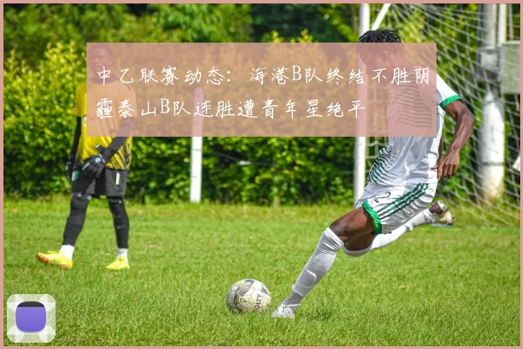 中乙联赛动态：海港B队终结不胜阴霾泰山B队连胜遭青年星绝平